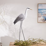 Elegant Heron Statue – Nautical Inspired Indoor Accent