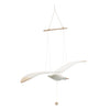 Flying Wood Bird Hanging Decor – 37"H Coastal Accent