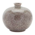 Speckled Ceramic Vase (Set of 2) 6.75"H, Gray Brown Farmhouse Decor By Melrose