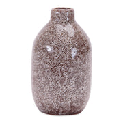 Assorted size ceramic bottle vases with rustic texture
