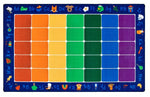 Carpets for Kids Fun with Phonics Seating Rug, Rectangle