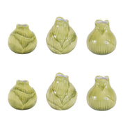 Decorative Green Bud Vases for Shelves