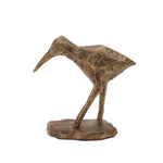 Brown and Gold Bird Tabletop Decor