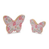 Floral Wood Butterfly Set of 2