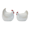 Set of 4 Terra Cotta Chickens
