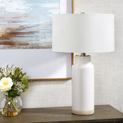 Uttermost Albany Farmhouse White Ceramic Table Lamp