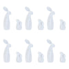 Indoor Bunny Figurine Set – 9 Inches Height – Etched Design – by Melrose