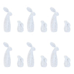 Bunny Figurines – White-Washed Finish 9" H Tabletop Accent by Melrose