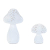 Mushroom Figurines – White-Washed Finish – 8 Inches Height – Tabletop Accent – by Melrose