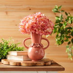 Vase Set – Pink Amphora Stoneware – 8