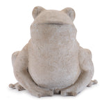 Resin Frog Sculpture – 6" H Tabletop Accent Design by Melrose