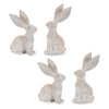 Decorative Long Ear Rabbit Figurines – 10" & 11.5" H – Tabletop – Melrose