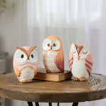 Owl Figurine Decor – 7"H – Terra Cotta Accent Design by Melrose
