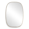 Elongated Antique Gold Wall Mirror
