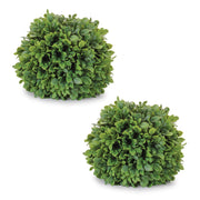 Faux Boxwood Orb Set of 2