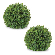 10.5 Inch Artificial Boxwood Decorative Orbs