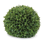 Boxwood Orb – 13"D Green Faux Decorative Orb Indoor Decor by Melrose