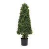 38 Inch Faux Boxwood Cone Topiary