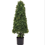 Potted Artificial Boxwood Topiary Plant