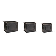 Modern Decorative Wooden Planter Set