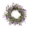 Purple Lavender Floral Wreath