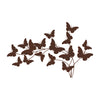 Rustic butterfly wall decor for outdoor fence