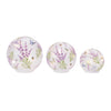 LED Floral Butterfly Globe Set of 3 – Indoor Display – 6.75 in H by Melrose