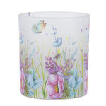 Votive Holder Set of 6 – Colorful Frosted Glass – 3.6 in H by Melrose