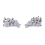 Rabbit and Baby Bunny Figurines Polyresin Novelty Decor 6.5" H Indoor Set by Melrose