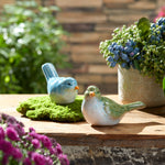Blue and Green Bird Decorative Accents