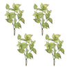 Artificial Leaf Decor Set – Anthurium Faux Stems – 42 Inches Indoor Accent – Melrose
