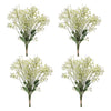 Decorative Floral Bundle – Faux Gypsophila Stems – 24 Inches Set of 4 – Melrose