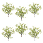 Artificial Berry Stem Bundle Faux Greenery Decor 20" H Set of 6 by Melrose