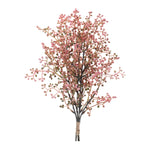 Berry Bundle Decorative Accent 20"H Pink Green Plastic Farmhouse Indoor Style (Set of 6) By Melrose