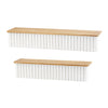 Modern Floating Wall Shelf Set for Home Decor