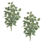 Set of 2 Lifelike Green Foliage Sprays for Vases or Wreaths