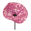 Hand-Painted Glass Flower Stakes – Pink and Lavender Set of 2