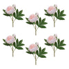 Peony Spray Arrangement – 24"H – Blush Pink & White Faux Flowers for Table Displays – Melrose