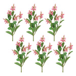 Blossom Stems Set – 26.5"H – 6 Soft Pink Faux Branches for Garlands and Wreaths by Melrose
