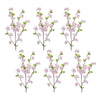 Apple Blossom Home Accent – 34"H – Pink Faux Floral Branch Set of 6 – Melrose