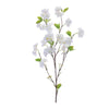 Apple Blossom Spray – 34"H – White Artificial Flower Set of 4 – Melrose