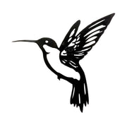 Decorative Garden Wall Art Metal Hummingbird Accent Set of 6 6 in Height by Melrose