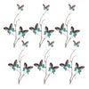 Butterfly Styling Spray Set of 6 – Fabric Faux Floral – 32" H by Melrose