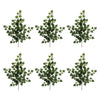 Ivy Faux Foliage Spray Set of 6 – Polyester – 25" H Decorative Stem by Melrose