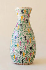 spun bamboo vase