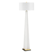 Architectural white floor lamp indoor