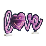 Smiley Love Display Light 11"H Acrylic Plug In Lamp – By Melrose