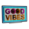 Smiley Good Vibes Display Accent 15"H Acrylic Plug In Light – By Melrose