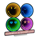 Smiley Good Day Accent Light 24"H Acrylic Plug In Design – By Melrose