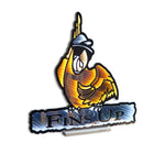 Margaritaville Parrot Fins Up Ekkolight 28.5"H Acrylic Plug In Light – By Melrose